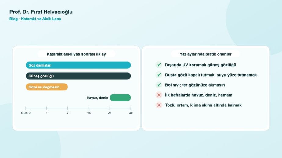 Yazın Katarakt Ameliyatı Olunur mu? – Prof. Dr. Fırat Helvacıoğlu