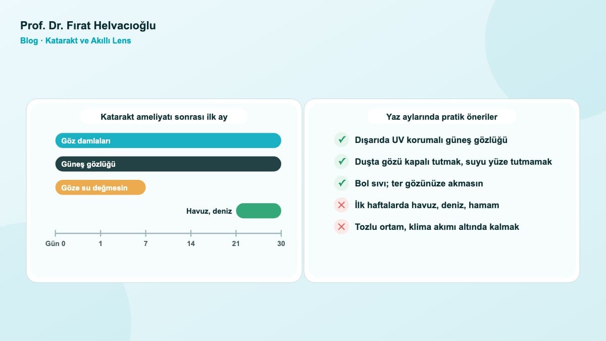 Yazın Katarakt Ameliyatı Olunur mu? – Prof. Dr. Fırat Helvacıoğlu