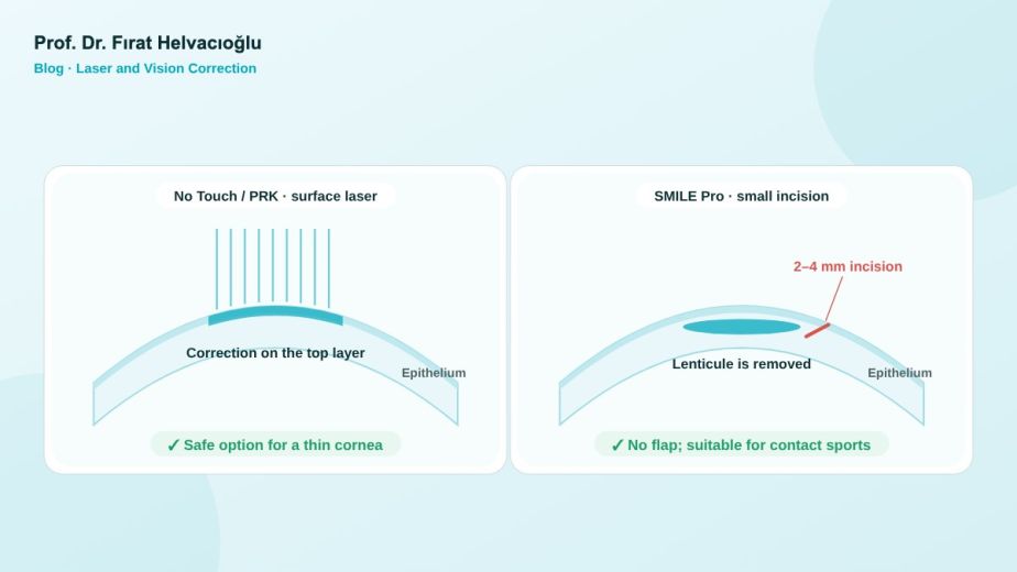 Straturile corneei tratate prin laser de suprafață și SMILE Pro – Prof. Dr. Fırat Helvacıoğlu