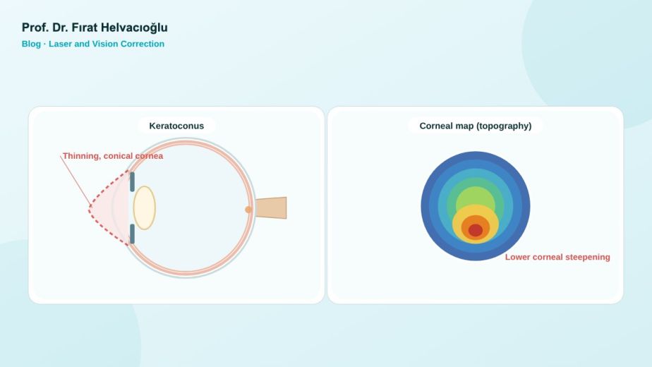 La gradazione degli occhiali cambia spesso? Può essere cheratocono – Prof. Dr. Fırat Helvacıoğlu