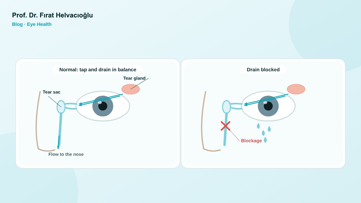 Tränende Augen: Ursachen, Diagnose und Behandlung – Prof. Dr. Fırat Helvacıoğlu