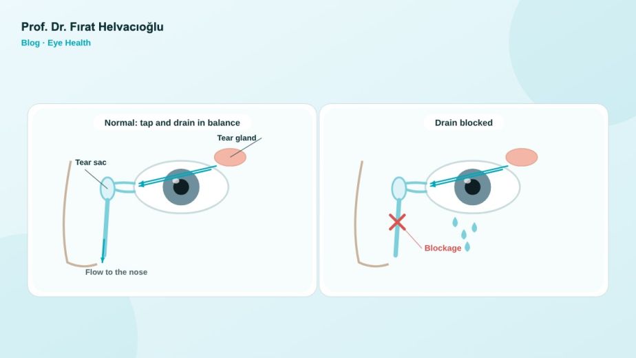 Larmoiement : causes et traitement des yeux qui pleurent – Prof. Dr. Fırat Helvacıoğlu